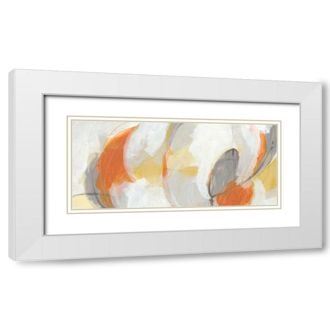 Ignite III White Modern Wood Framed Art Print with Double Matting by Vess, June Erica