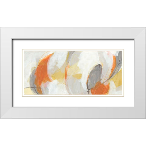 Ignite III White Modern Wood Framed Art Print with Double Matting by Vess, June Erica