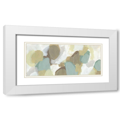 Subtle Synergy III White Modern Wood Framed Art Print with Double Matting by Vess, June Erica