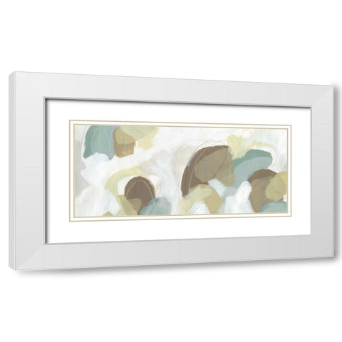 Subtle Synergy IV White Modern Wood Framed Art Print with Double Matting by Vess, June Erica