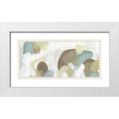 Subtle Synergy IV White Modern Wood Framed Art Print with Double Matting by Vess, June Erica