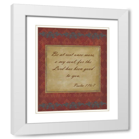 More Than Words III White Modern Wood Framed Art Print with Double Matting by Studio W