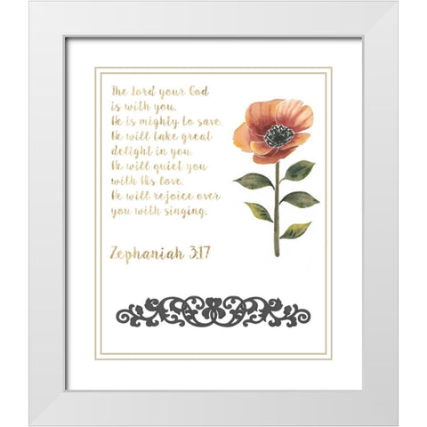More Than Words X White Modern Wood Framed Art Print with Double Matting by Studio W