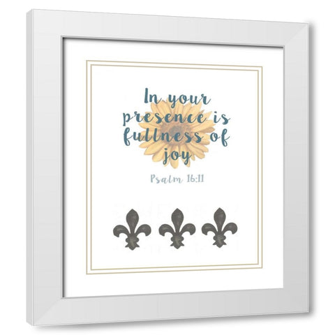 More Than Words XII White Modern Wood Framed Art Print with Double Matting by Studio W