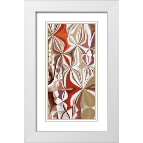 Thrive Panel I White Modern Wood Framed Art Print with Double Matting by Burghardt, James
