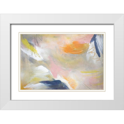 Pepper Zest White Modern Wood Framed Art Print with Double Matting by Contacessi, Julia