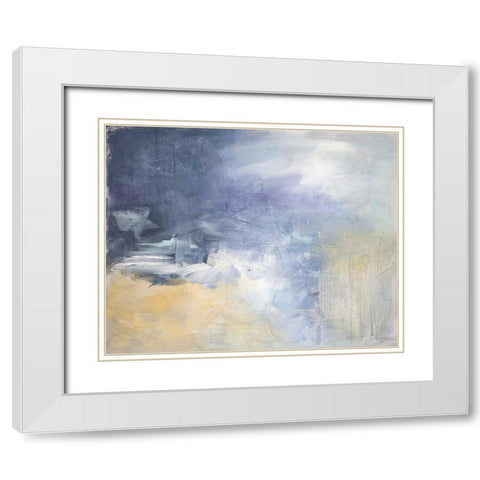 Windswept I White Modern Wood Framed Art Print with Double Matting by Contacessi, Julia