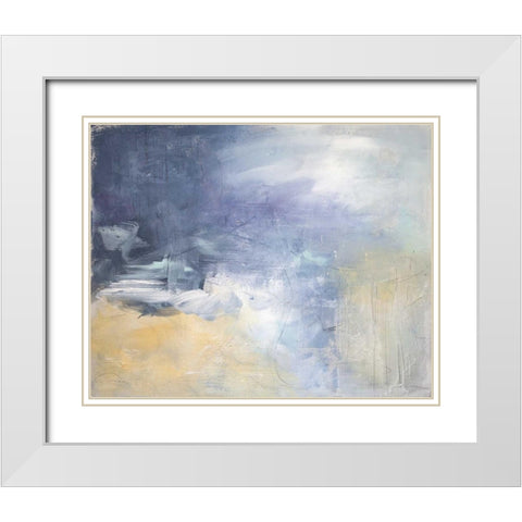 Windswept I White Modern Wood Framed Art Print with Double Matting by Contacessi, Julia