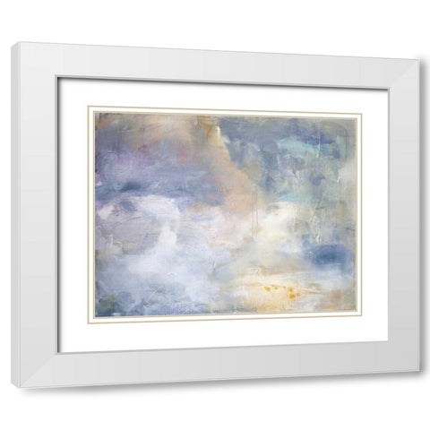 Windswept III White Modern Wood Framed Art Print with Double Matting by Contacessi, Julia