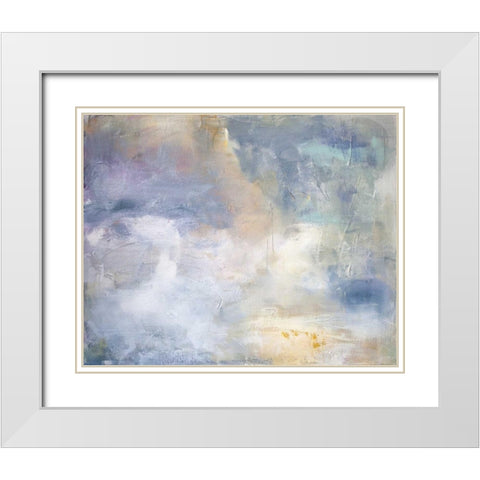 Windswept III White Modern Wood Framed Art Print with Double Matting by Contacessi, Julia