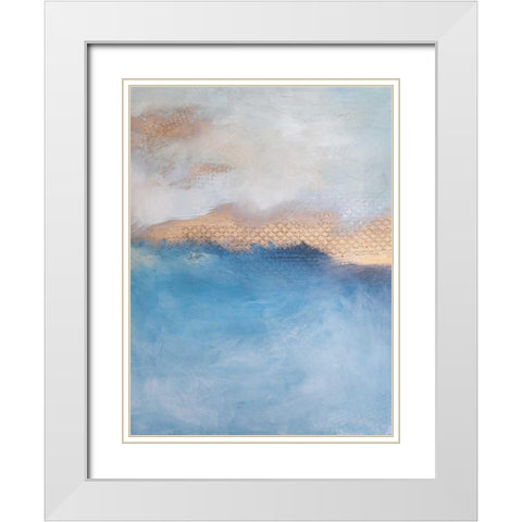 Imprint II White Modern Wood Framed Art Print with Double Matting by Contacessi, Julia