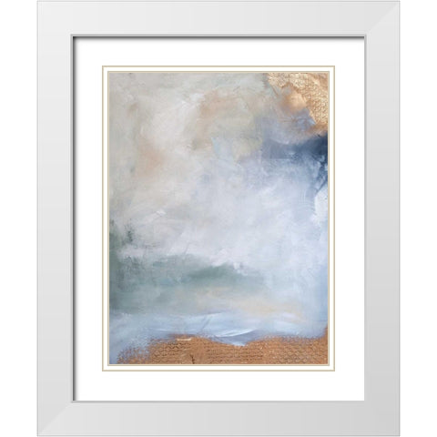 Imprint III White Modern Wood Framed Art Print with Double Matting by Contacessi, Julia