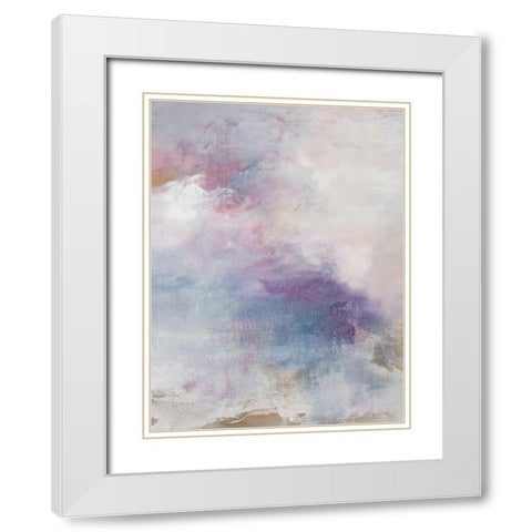 Escaping Light I White Modern Wood Framed Art Print with Double Matting by Contacessi, Julia