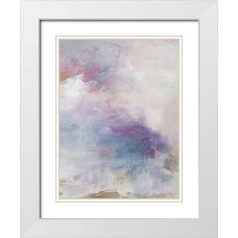 Escaping Light I White Modern Wood Framed Art Print with Double Matting by Contacessi, Julia