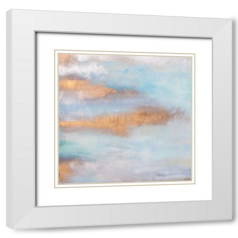Smoke Glass I White Modern Wood Framed Art Print with Double Matting by Contacessi, Julia