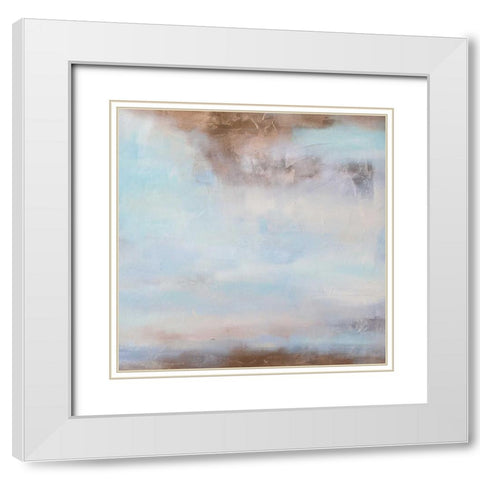 Smoke Glass II White Modern Wood Framed Art Print with Double Matting by Contacessi, Julia