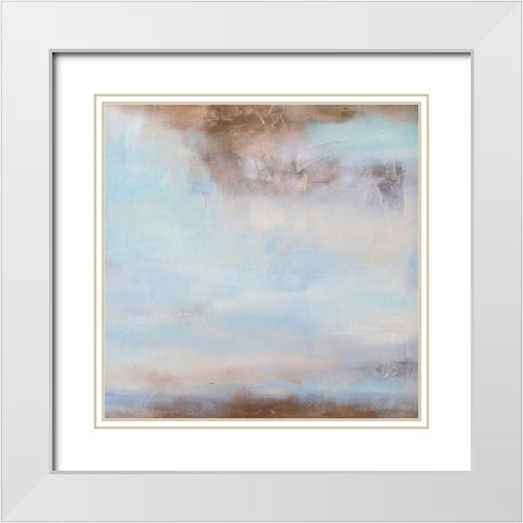 Smoke Glass II White Modern Wood Framed Art Print with Double Matting by Contacessi, Julia