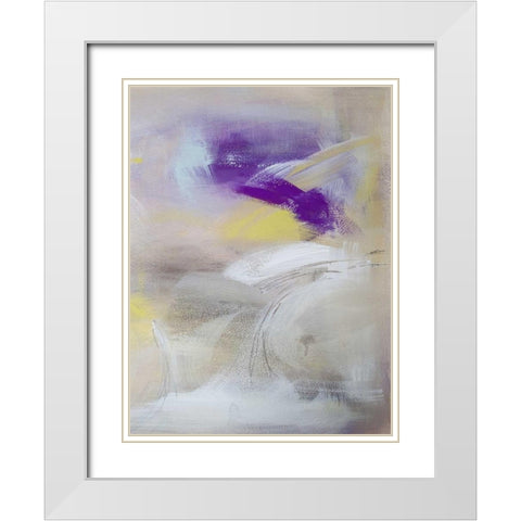 Swept Away II White Modern Wood Framed Art Print with Double Matting by Contacessi, Julia