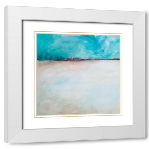 Mystic Sand I White Modern Wood Framed Art Print with Double Matting by Contacessi, Julia