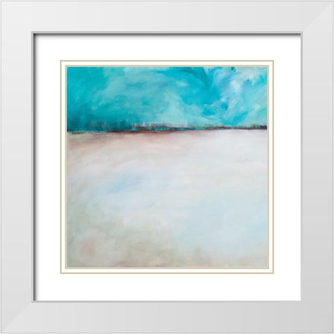 Mystic Sand I White Modern Wood Framed Art Print with Double Matting by Contacessi, Julia