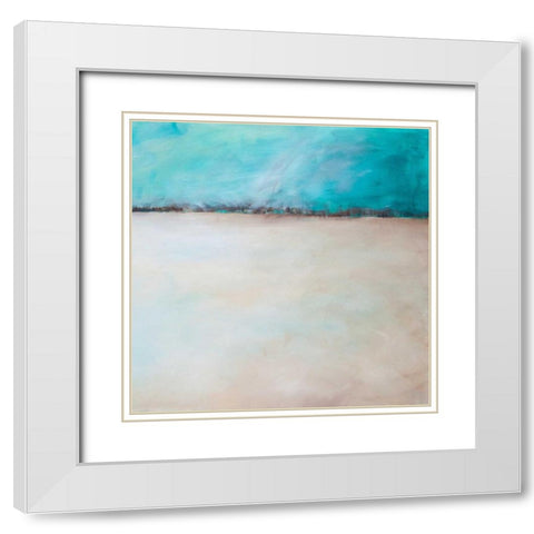 Mystic Sand II White Modern Wood Framed Art Print with Double Matting by Contacessi, Julia