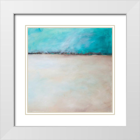 Mystic Sand II White Modern Wood Framed Art Print with Double Matting by Contacessi, Julia
