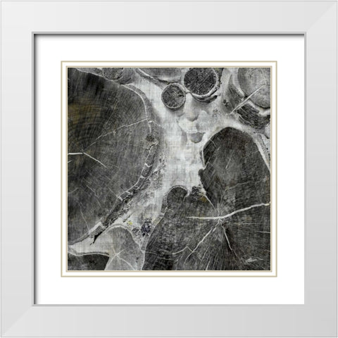 Logging I White Modern Wood Framed Art Print with Double Matting by Butler, John