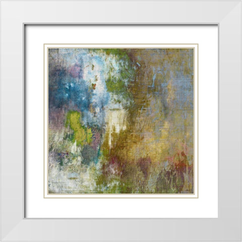 Journey II White Modern Wood Framed Art Print with Double Matting by Butler, John