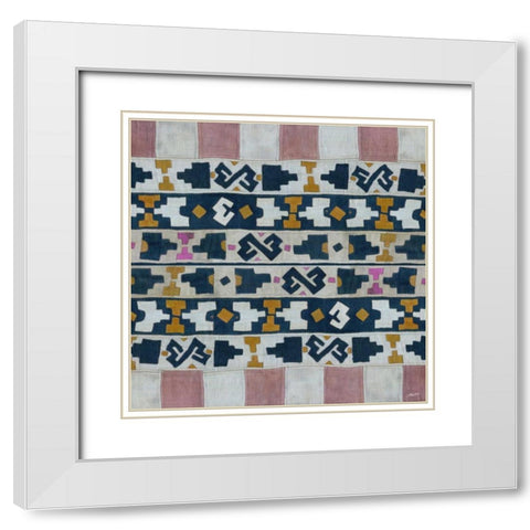 Kuba Kuba I White Modern Wood Framed Art Print with Double Matting by Butler, John