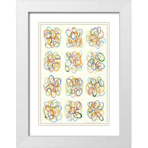 Mid Century Exploration IV White Modern Wood Framed Art Print with Double Matting by Galapon, Nikki