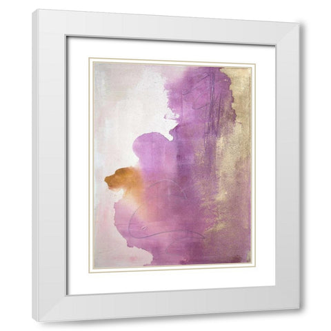 Flirting I White Modern Wood Framed Art Print with Double Matting by Contacessi, Julia