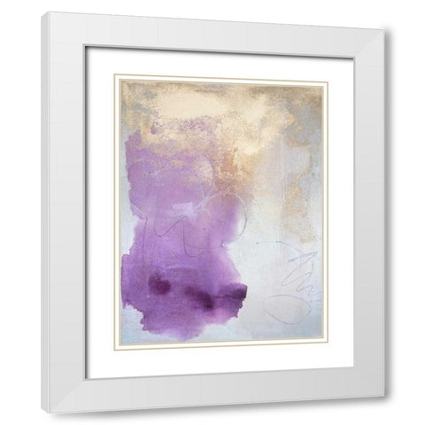 Flirting III White Modern Wood Framed Art Print with Double Matting by Contacessi, Julia