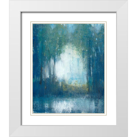 Pathway Home I White Modern Wood Framed Art Print with Double Matting by OToole, Tim