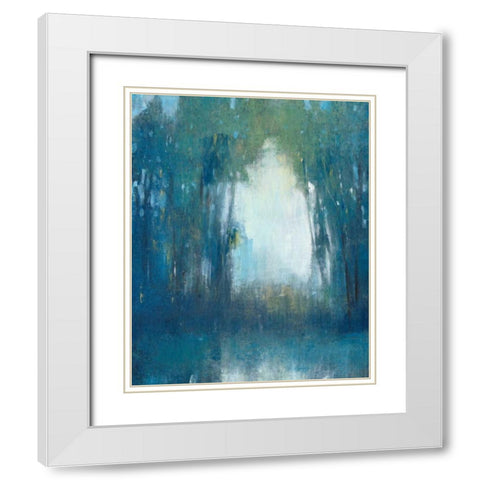 Pathway Home II White Modern Wood Framed Art Print with Double Matting by OToole, Tim