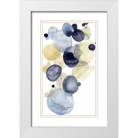Asteroid Drift II White Modern Wood Framed Art Print with Double Matting by Popp, Grace