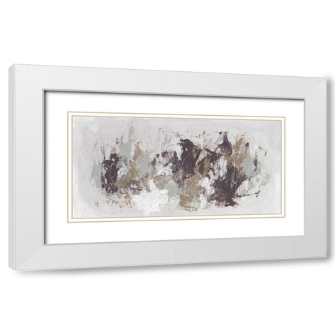 Kinetic Simile III White Modern Wood Framed Art Print with Double Matting by Vess, June Erica
