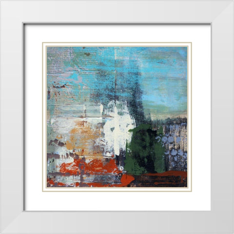 Urban Space V White Modern Wood Framed Art Print with Double Matting by Orlov, Irena