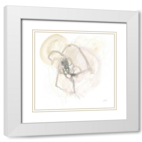 Infinite Variable II White Modern Wood Framed Art Print with Double Matting by Vess, June Erica