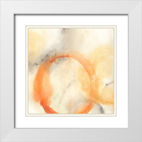 Implicit I White Modern Wood Framed Art Print with Double Matting by Vess, June Erica