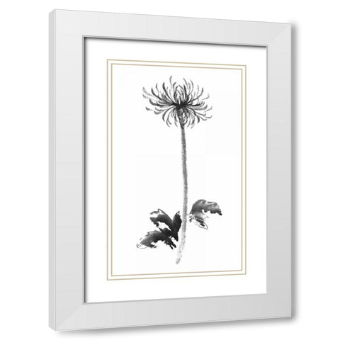 Ink Mum White Modern Wood Framed Art Print with Double Matting by Rae, Nan