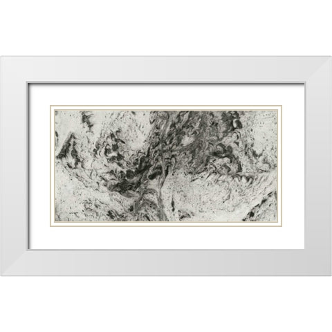 Amalgam I White Modern Wood Framed Art Print with Double Matting by Guthrie, Jenna
