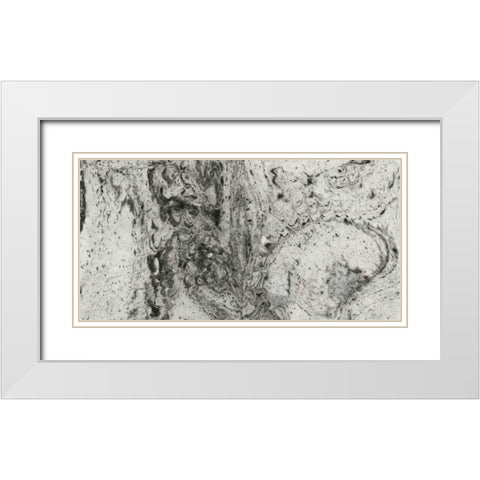 Amalgam II White Modern Wood Framed Art Print with Double Matting by Guthrie, Jenna