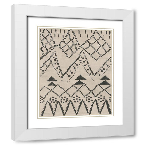 Voyager I White Modern Wood Framed Art Print with Double Matting by Zarris, Chariklia