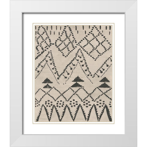 Voyager I White Modern Wood Framed Art Print with Double Matting by Zarris, Chariklia