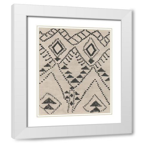 Voyager II White Modern Wood Framed Art Print with Double Matting by Zarris, Chariklia