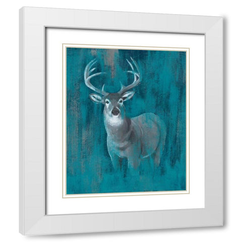Contemporary White-Tail I White Modern Wood Framed Art Print with Double Matting by Popp, Grace