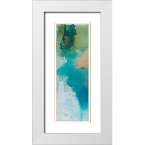 Under Deep I White Modern Wood Framed Art Print with Double Matting by Contacessi, Julia