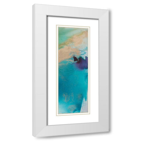 Under Deep II White Modern Wood Framed Art Print with Double Matting by Contacessi, Julia