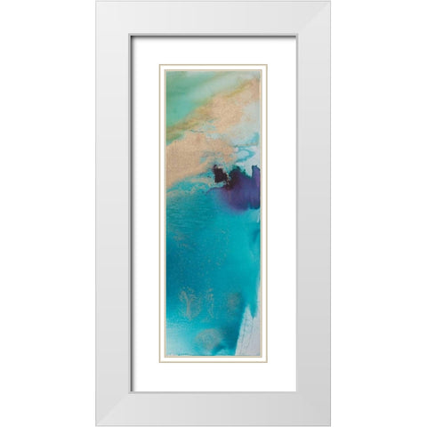 Under Deep II White Modern Wood Framed Art Print with Double Matting by Contacessi, Julia