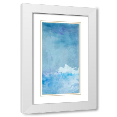 Cloud Break II White Modern Wood Framed Art Print with Double Matting by Contacessi, Julia